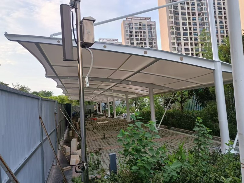 如何选择上海汽车停车棚公司?北雨膜结构等多家公司推荐-1